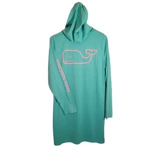 Vineyard Vines Whale Performance Hoodie Dress  Camden Green